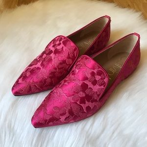 Calvin Klein Floral Red Loafers